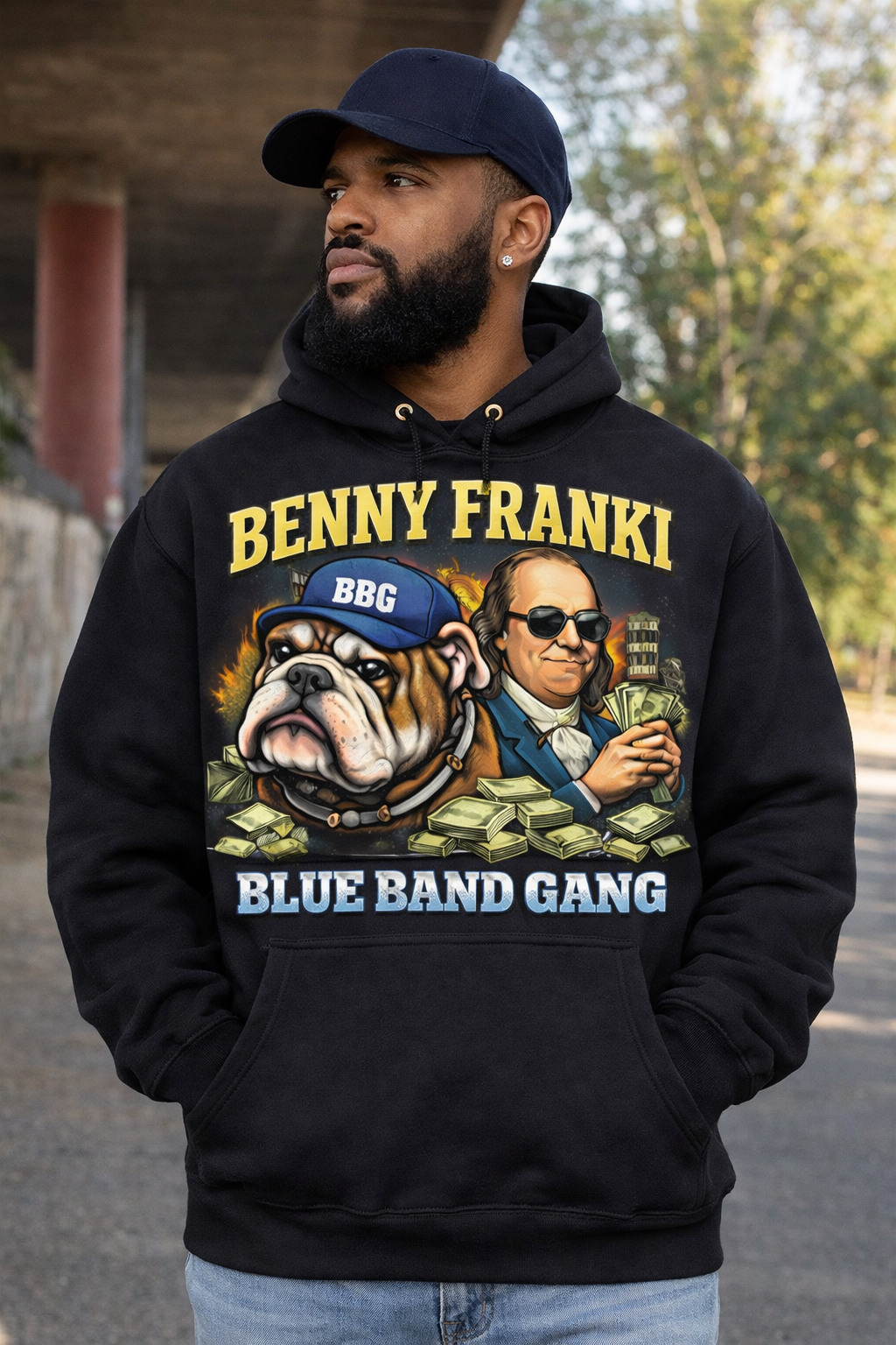 BENNY FRANKI AND BENNY THE BULLDOG